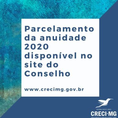 Última semana para pagar a anuidade 2020 parcelada