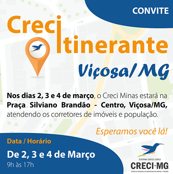 Creci Itinerante em Viçosa