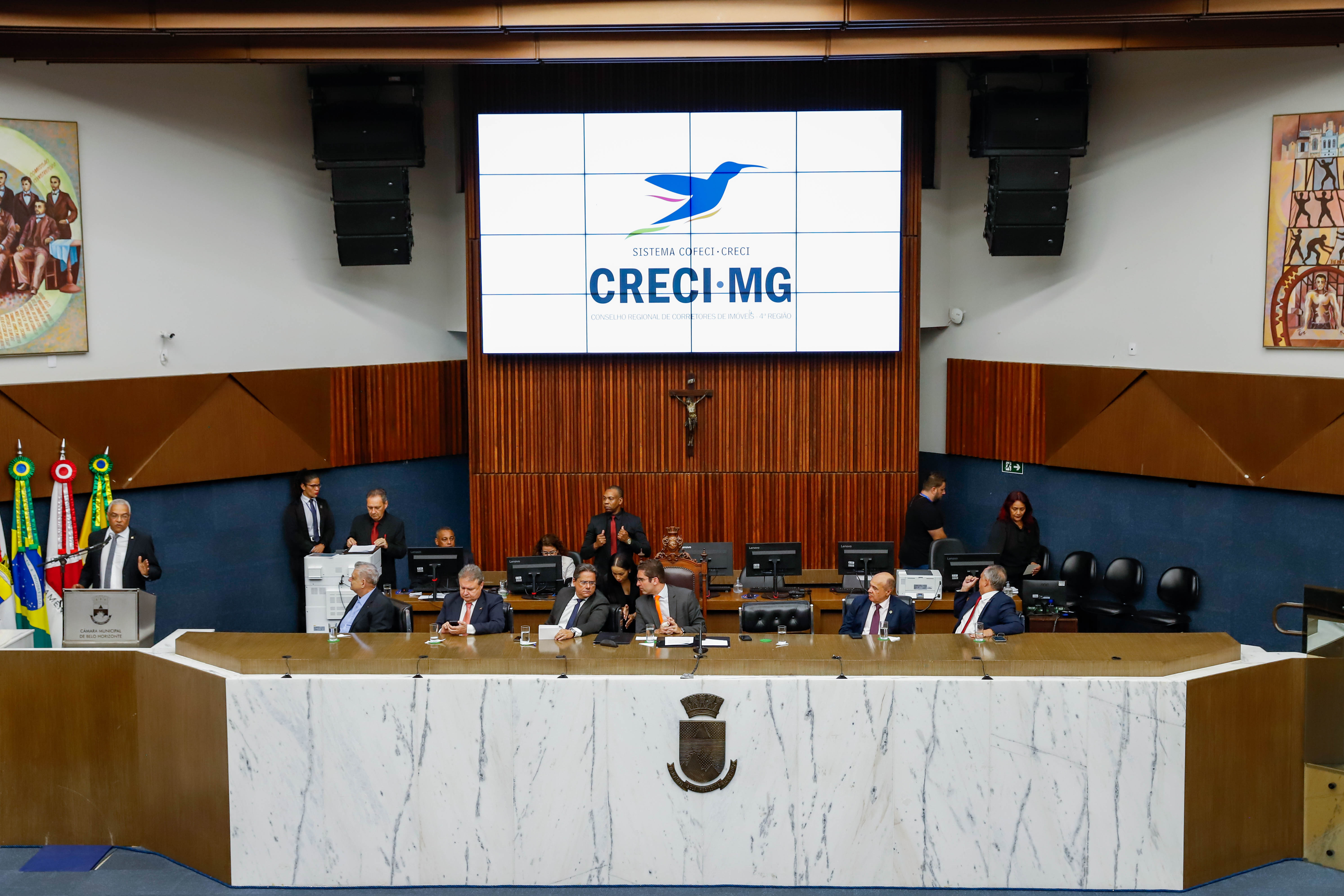 Comemoração do dia do Corretor de Imóveis e entrega de carteiras.